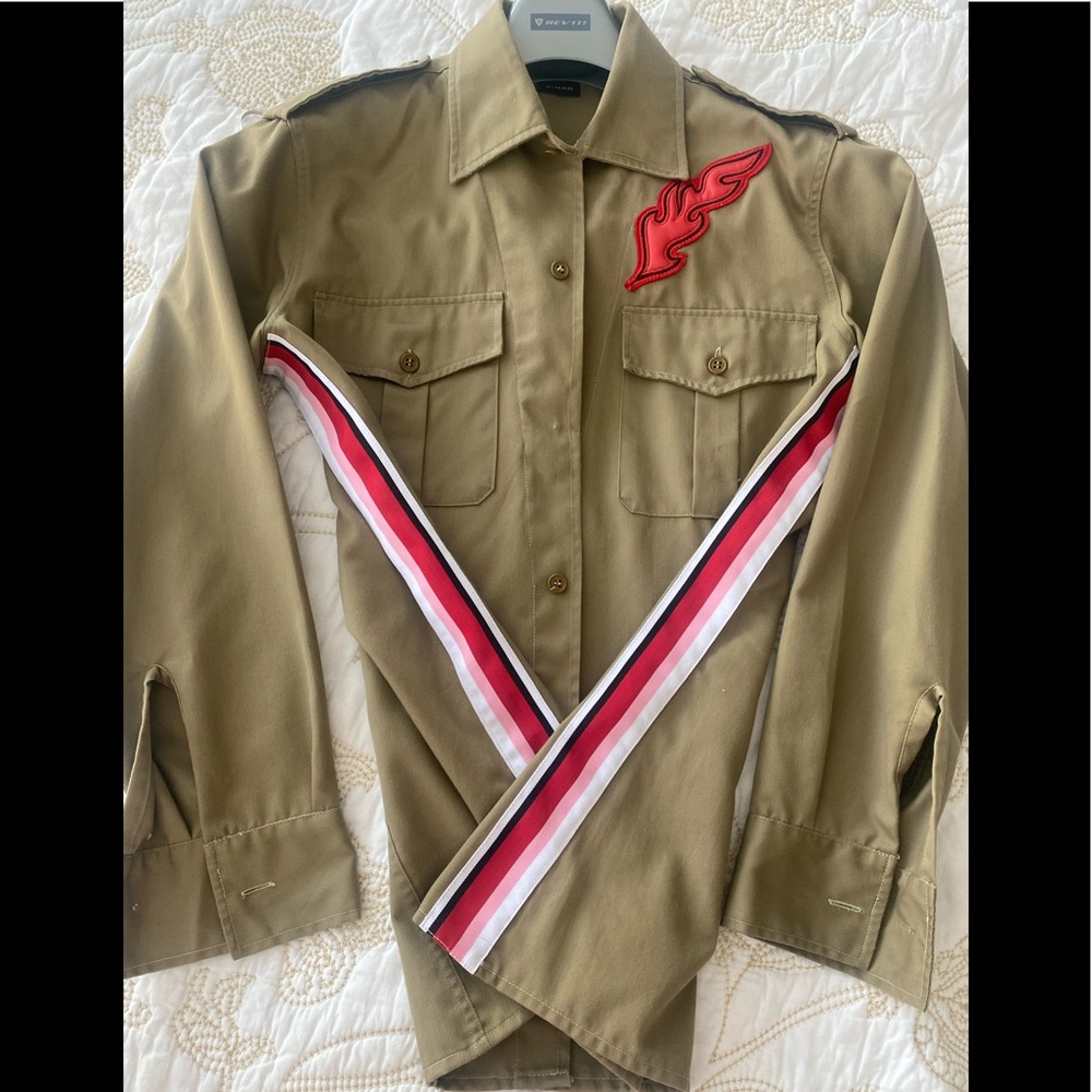 Pinko military style shirt Size M